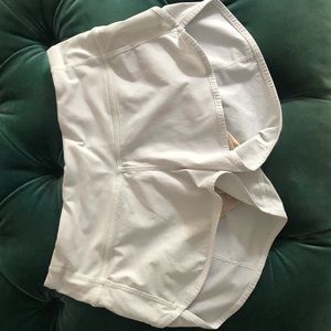 White athletic shorts